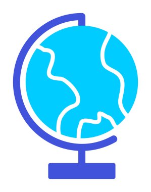 dünya ikonu vektör illüstrasyon tasarımı