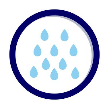 yağmur simgesi, vektör illüstrasyonu  