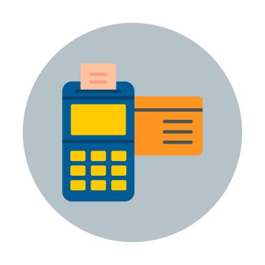 Kredi Kartı Makinesinin vektör çizimi