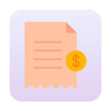 Alışveriş Alımı simgesi vektör illüstrasyonu