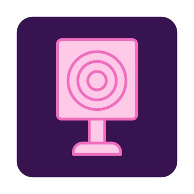 Askeri Hedef ikonu vektör çizimi