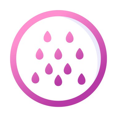 yağmur simgesi, vektör illüstrasyonu  