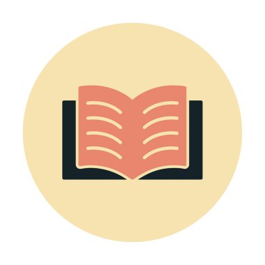 Basit Düz Kitap resimlemesi 