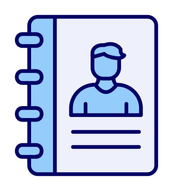 kitap simgesini başvurun, illüstrasyon vektör 