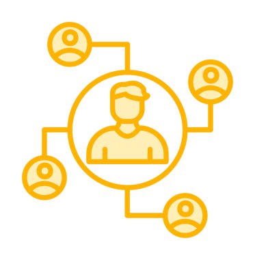 Yönetim dairesi simgesi. vektör illüstrasyonu