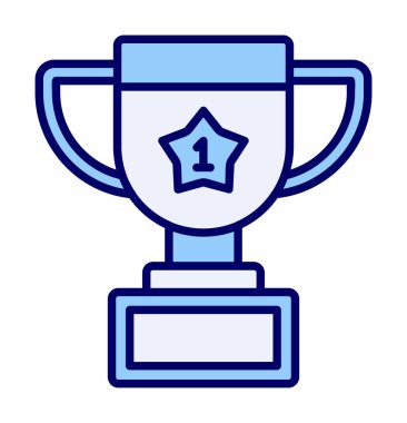 Basit kupa vektör illüstrasyon tasarımı