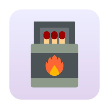 düz eşleşen simge vektör çizimi 