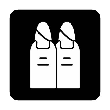 iki çivi web simgesi, vektör illüstrasyonu 