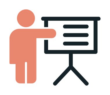 düz Eğitim simgesi vektör illüstrasyon tasarımı