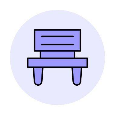 bank simgesi, vektör illüstrasyonu basit tasarım