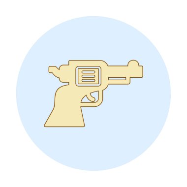 silah simgesi vektör illüstrasyonu