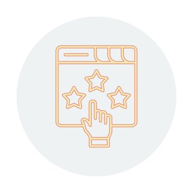 Basit sıralama simgesi, vektör illüstrasyonu