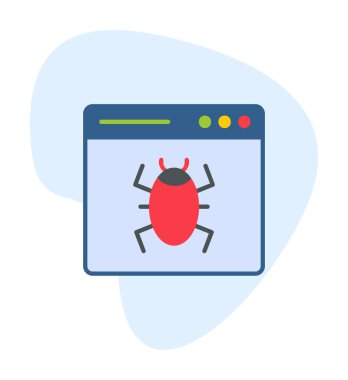 Yasak web sitesi vektör simgesi 