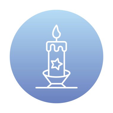 Mum web simgesi, vektör çizim