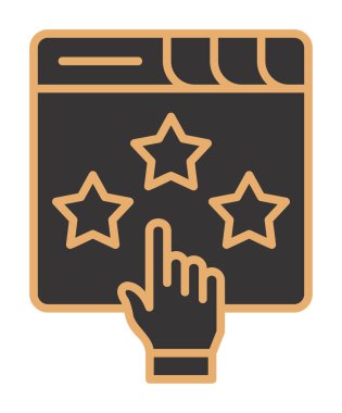 Basit sıralama simgesi, vektör illüstrasyonu