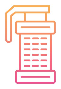 Smoke Grenade web simgesi, vektör illüstrasyonu