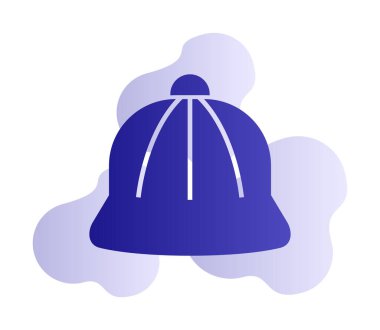 kapsül düz simgesi, vektör illüstrasyonu 