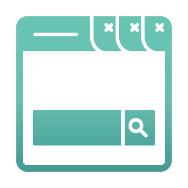 Basit Arama Çubuğu vektör illüstrasyon tasarımı