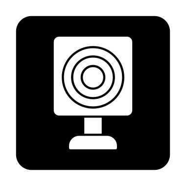 Askeri Hedef ikonu vektör çizimi