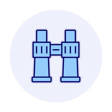 binoküler ikon vektör çizimi