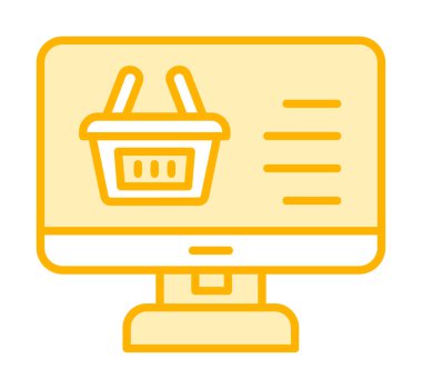 çevrimiçi alışveriş vektörü tasarımı                        