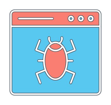 Yasak web sitesi vektör simgesi 