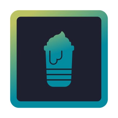 Sıcak çikolata, vektör illüstrasyon tasarımı 