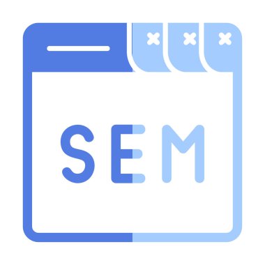 Web tarayıcı simgesi, vektör illüstrasyonu basit tasarım