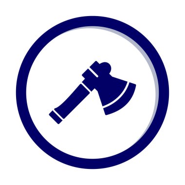 Balta. Web simgesi basit illüstrasyon