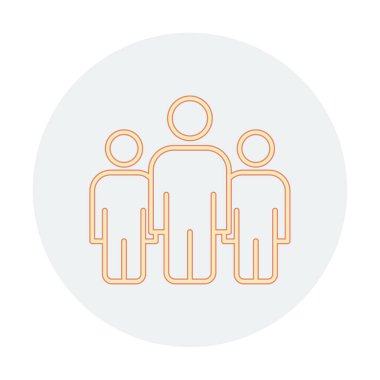 grup insan düz biçim vektör çizimi 