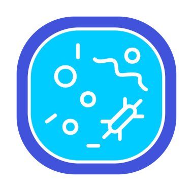 Hücre simgesi, vektör illüstrasyonu