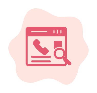 Kişinin vektör çizimi Modern simgeyi ara                            