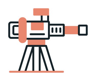 Makine Tüfeği vektör illüstrasyonu