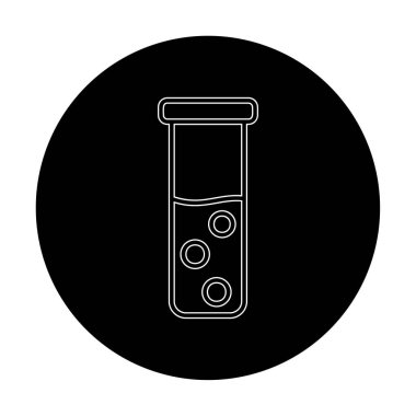 test tüpü modern simge vektör çizimi