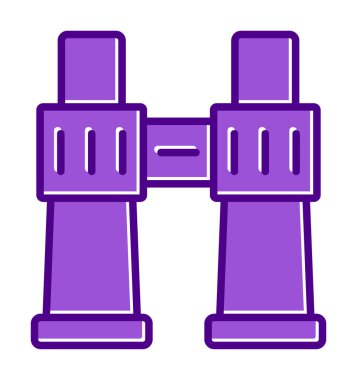 binoküler ikon vektör çizimi