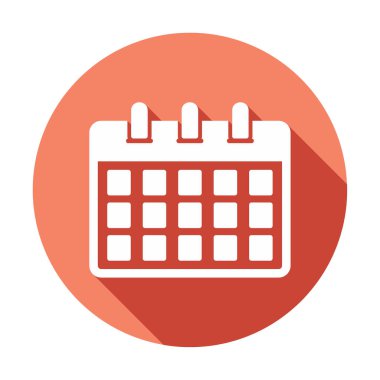 Takvim web simge vektör çizim