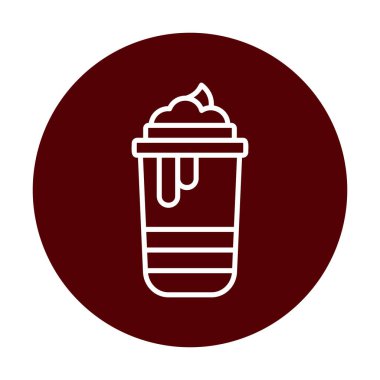 Sıcak çikolata, vektör illüstrasyon tasarımı 