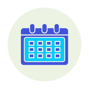 Takvim web simge vektör çizim