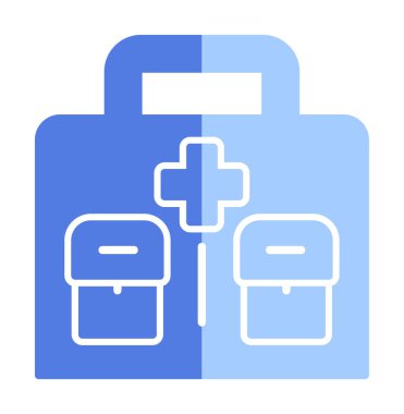 İlk yardım kiti vektör illüstrasyonu
