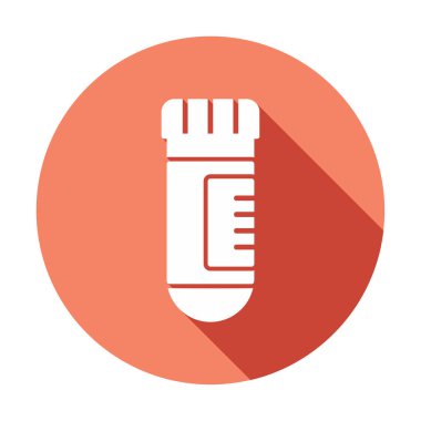 test tüpü modern simge vektör çizimi