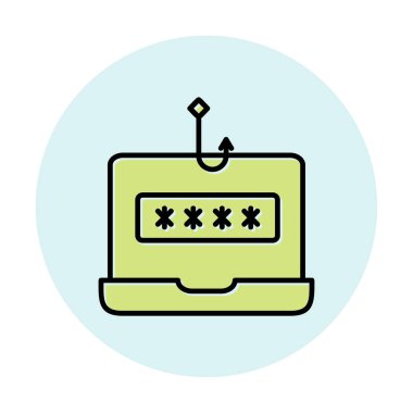 Basit düz fonlama simgesi vektörü 