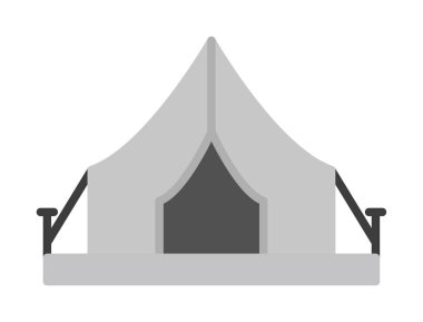 kamp çadırı ikonu vektör illüstrasyonu