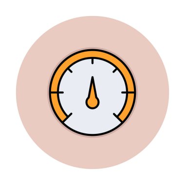 Hız göstergesi. Web simgesi basit tasarım 