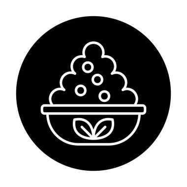 Düz kase mayalı, basit tasarım.