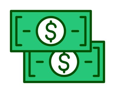 para düz simgesi, vektör illüstrasyonu