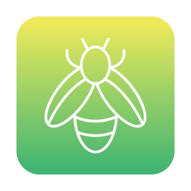 Vektör olarak arı simgesi. logotype 