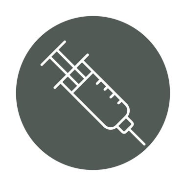 Şırınga ikonu vektör çizimi