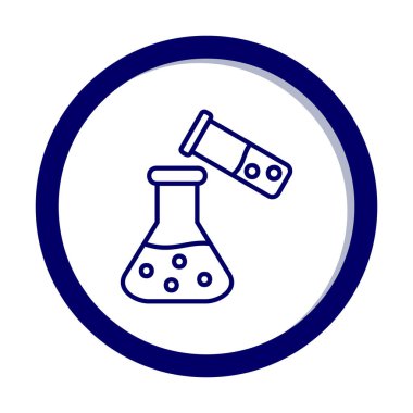 Şişesi web simgesi, vektör çizim  