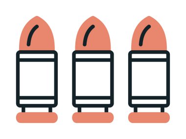 Madde işaretleri web simgesi, vektör çizim