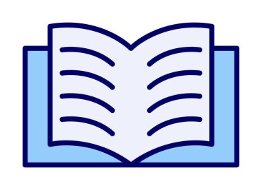 Basit Düz Kitap resimlemesi 